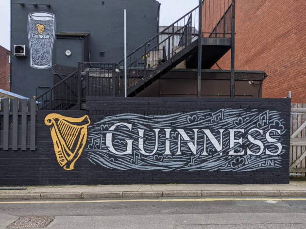 Guinness mural