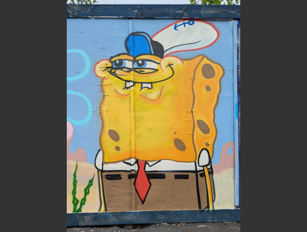 SpongeBob SquarePants graffiti