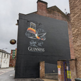 The Grapes' Guinness Mural