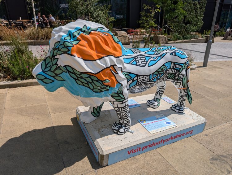 Jo Peel's lion sculpture