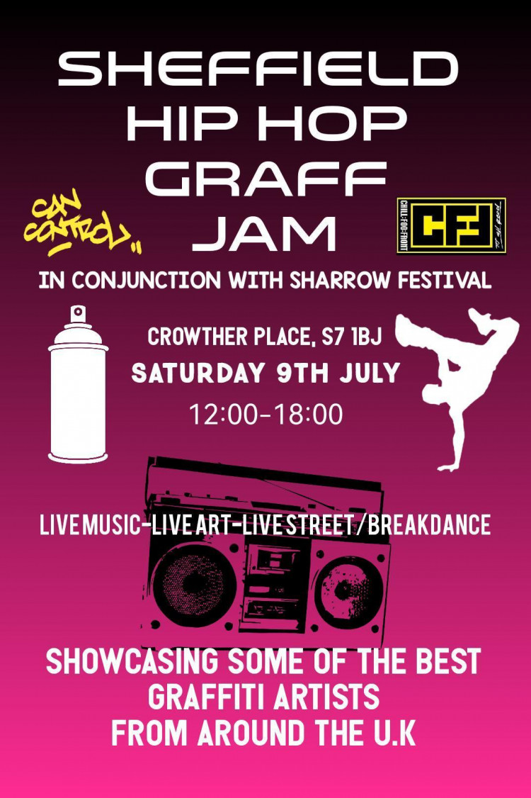 Sheffield Hip Hop Graff Jam flyer