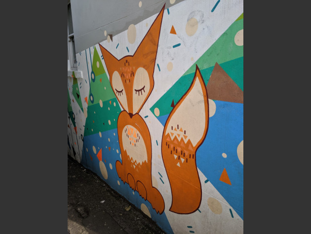 Fox mural