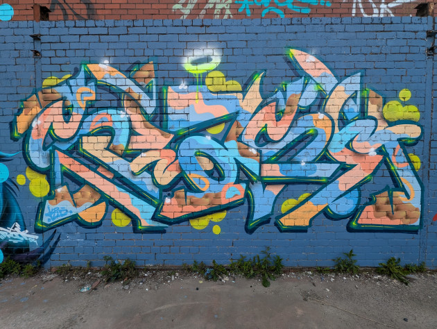 Wildstyle graffiti writing