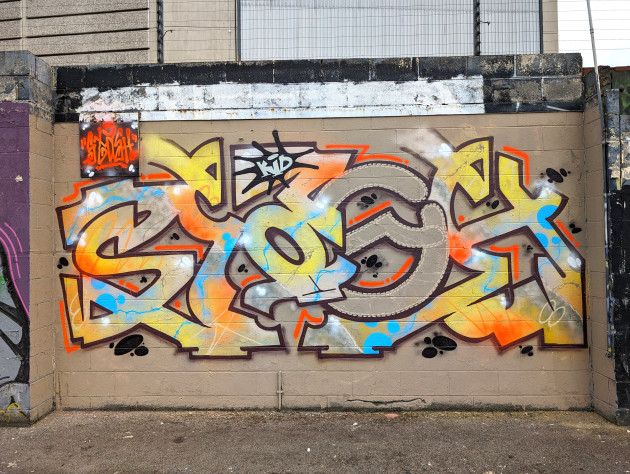 Wildstyle graffiti writing