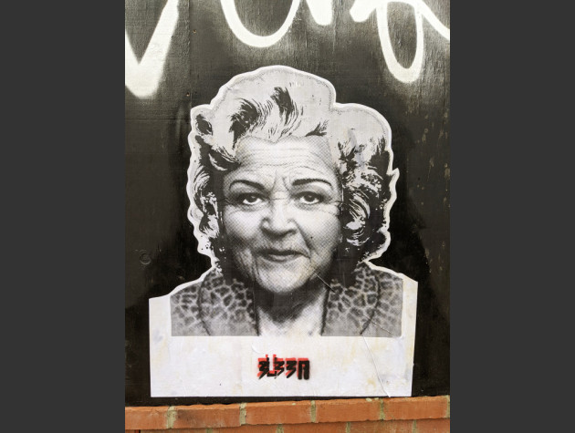 Paste-up of Pat Butcher