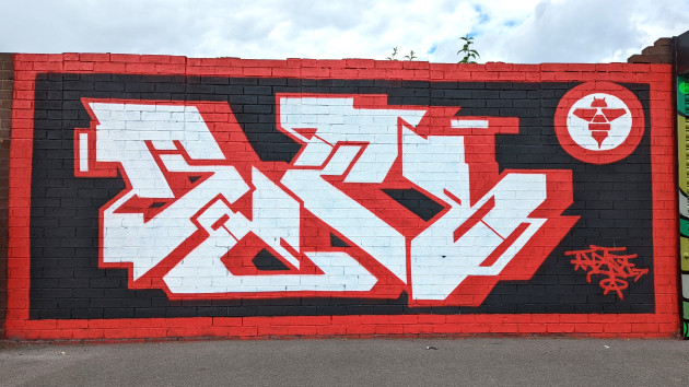 Wildstyle graffiti writing