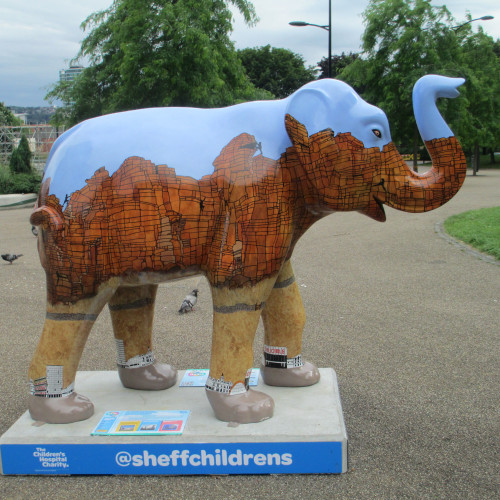 David Elliot Hoodith's Ellie elephant sculpture