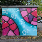 Abstract mural