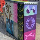 Painted street cabinet