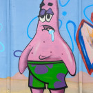 Patrick Star graffiti