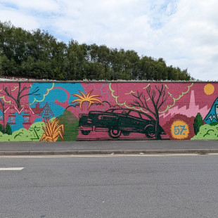Blagdens Garage mural