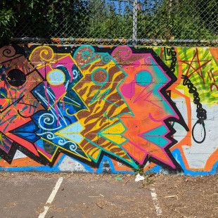 Ruskin Park Graffiti