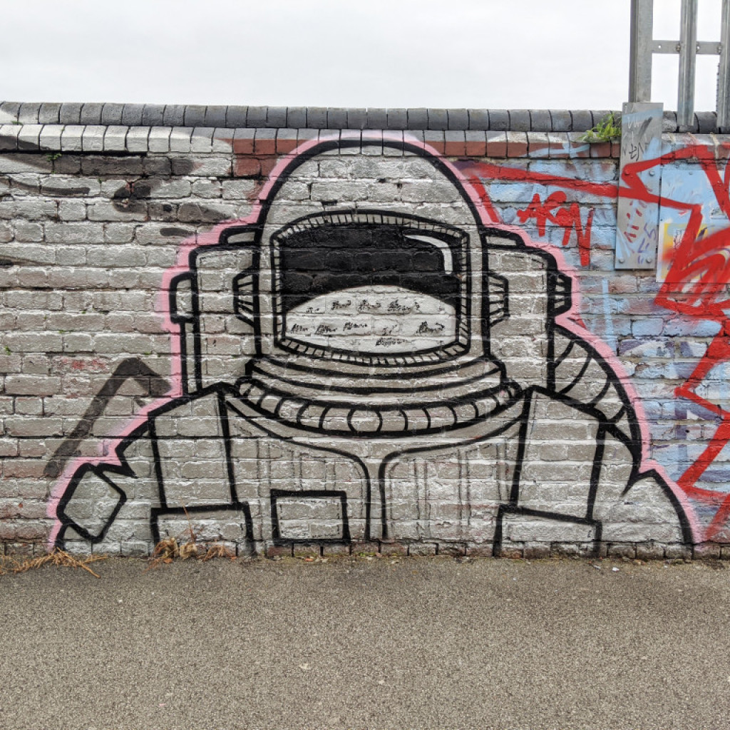 Astronaut  Street Art Sheffield